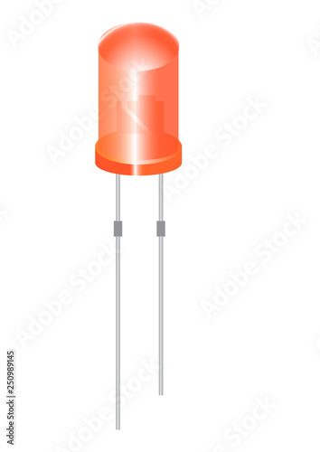 LED - a semiconductor device that creates a glow and is used in electrical appliances and as a replacement for lamps with filament nits.