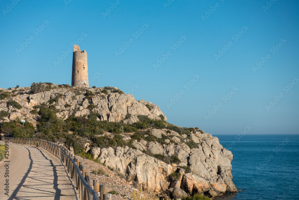 The green way of the sea between Oropesa and Benicasim