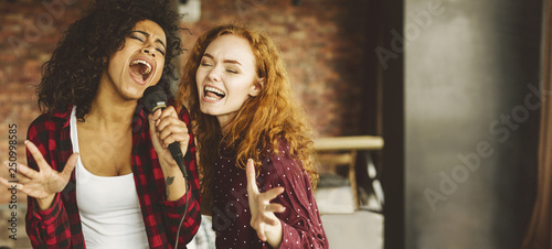 Karaoke party concept