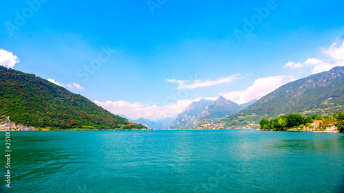 Lake Como with mountain views