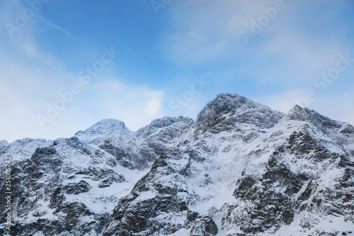 Fototapeta Naklejka Na Ścianę i Meble -  The Tatras Mountains in winter
