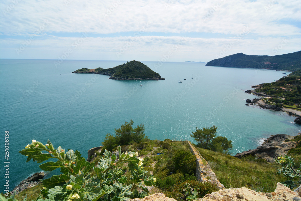 Panorama dell'Argentario, Toscana, Italia