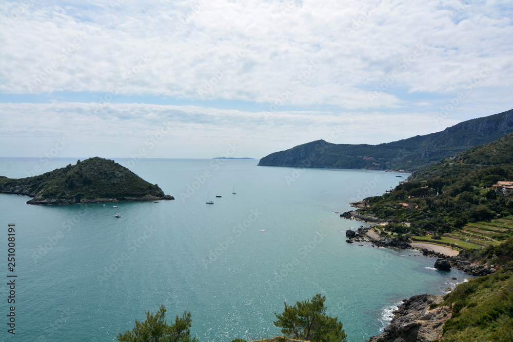 Panorama dell'Argentario, Toscana, Italia Panorama dell'Argentario, Toscana, Italia
