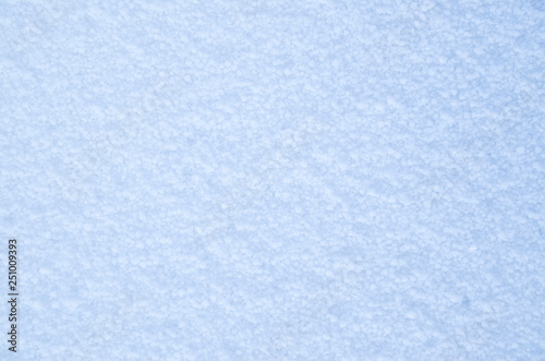 White snow closeup in winter