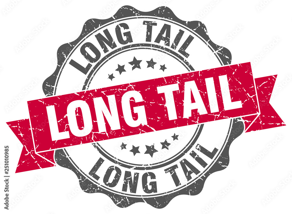 Fototapeta premium long tail stamp. sign. seal