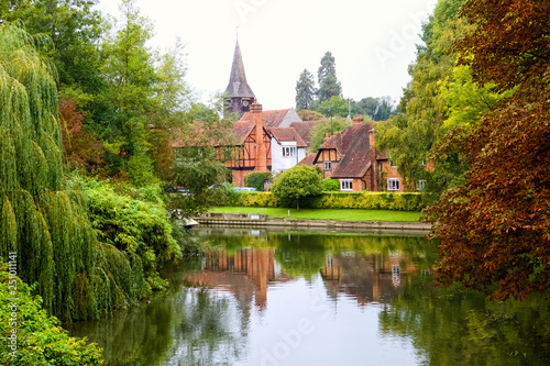 Whitchurch on Thames village in Great Britain photo