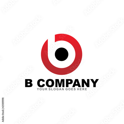 Free Download B letter logo design vector template - GFXLoad