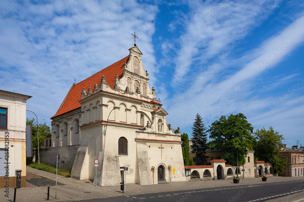 Lublin, Poland. St. Joseph's Church - 17th-century Roman Catholic church in old town