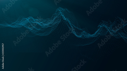 Particles Moving 