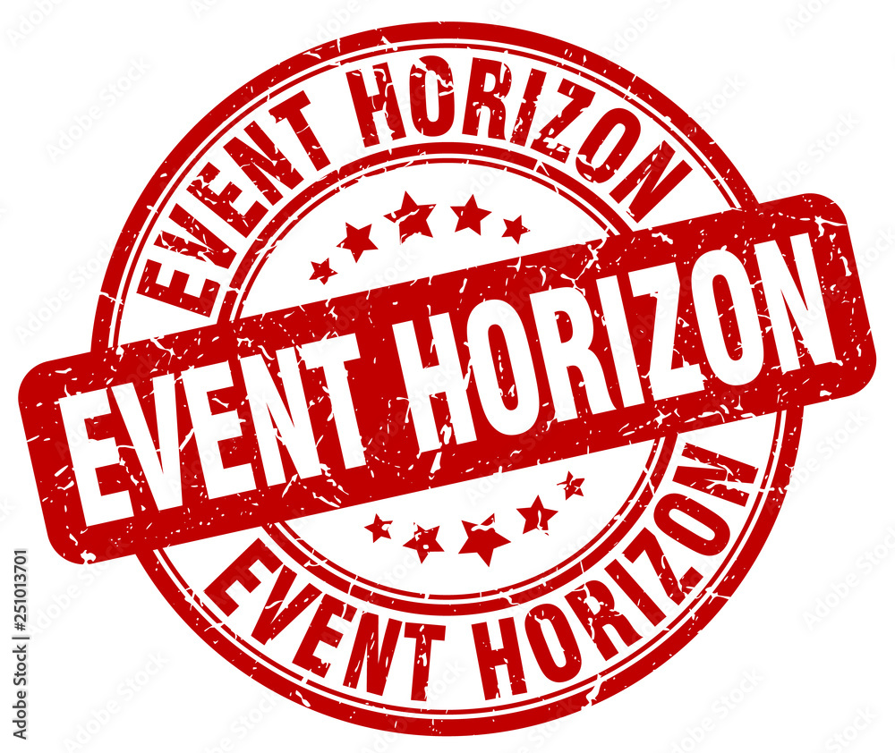 event horizon red grunge stamp event horizon red grunge stamp