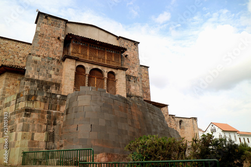  Coricancha or the Temple of the Sun of the Incas, UNESCO World Heritage Site in Cusco, Peru, South America