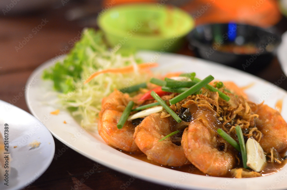 Shrimp with tamarind sauce Shrimp with tamarind sauce