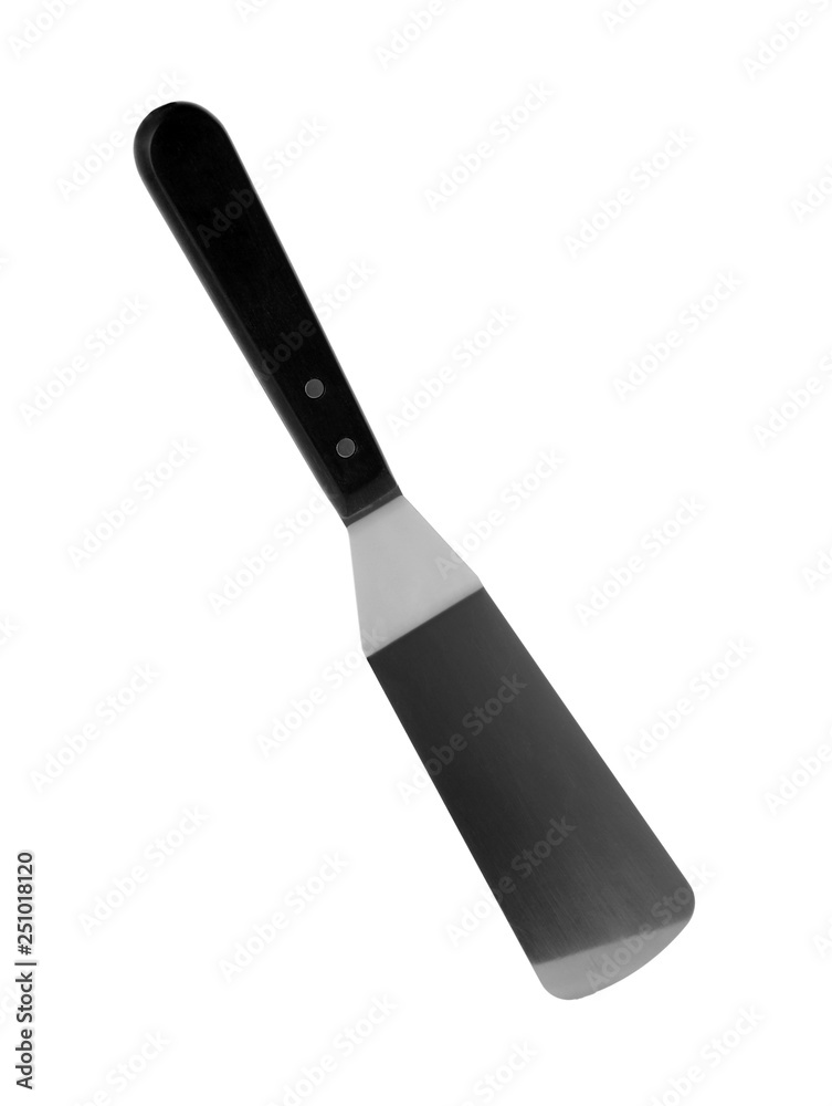 Spatula on white background. Food preparation utensils Spatula on white background. Food preparation utensils