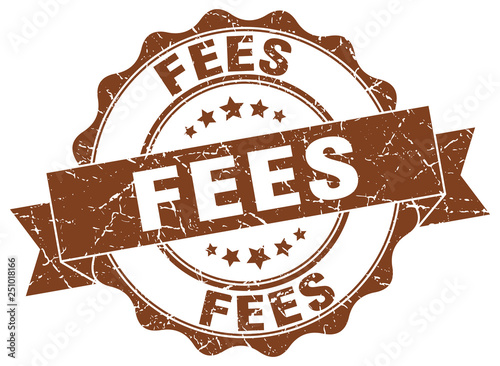 fees stamp. sign. seal