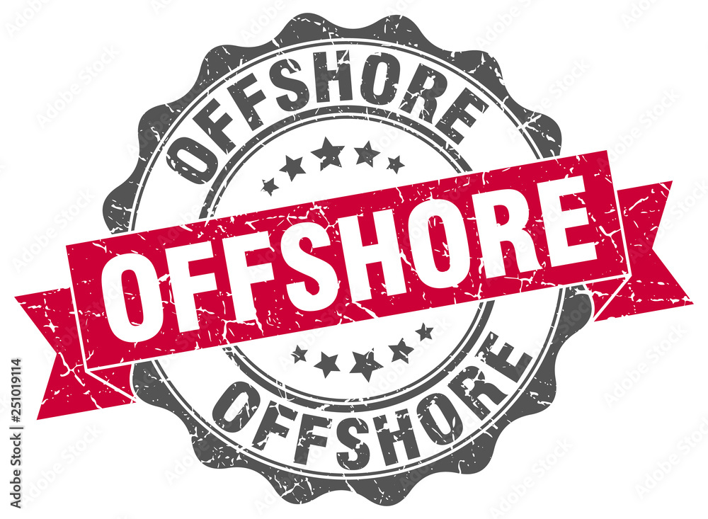 Obraz premium offshore stamp. sign. seal