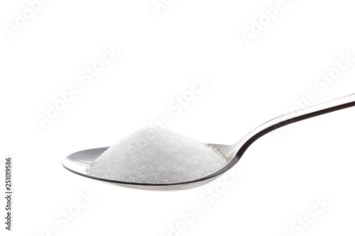 Canvas Print sugar in spoon