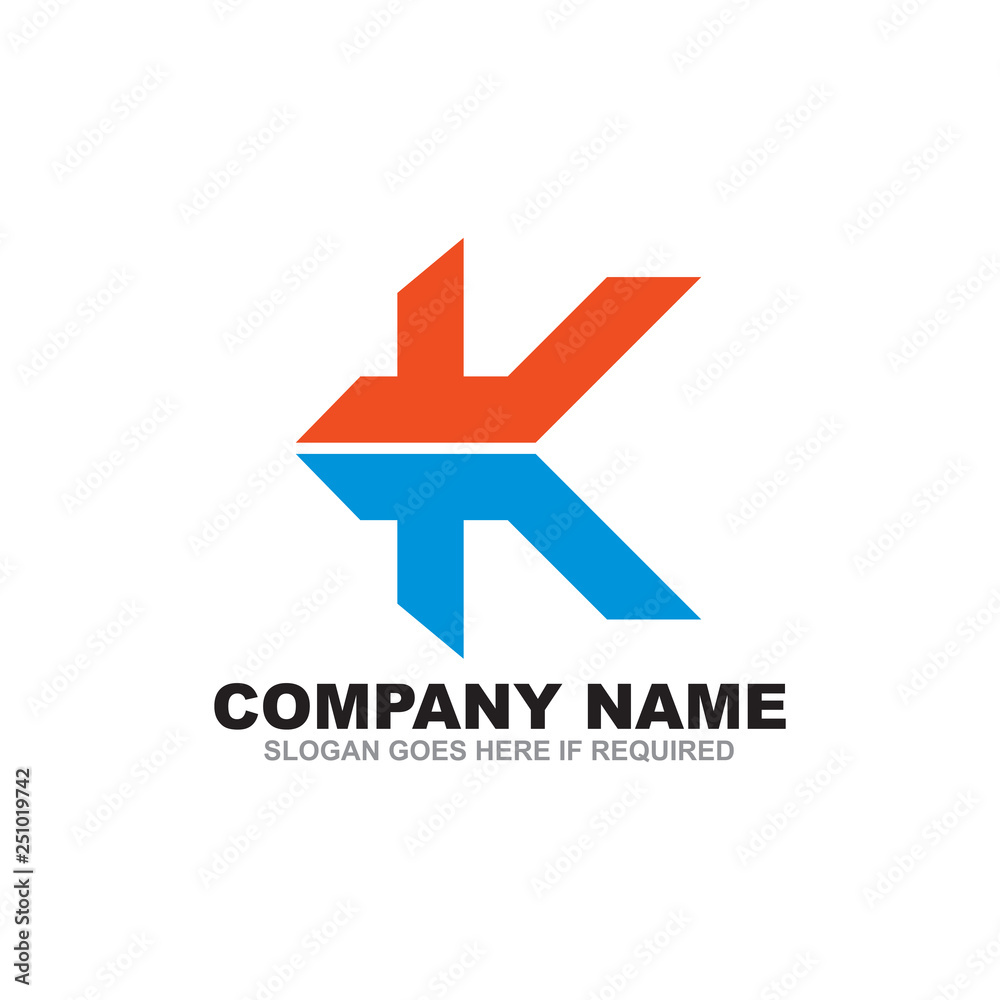 K letter logo design vector template K letter logo design vector template