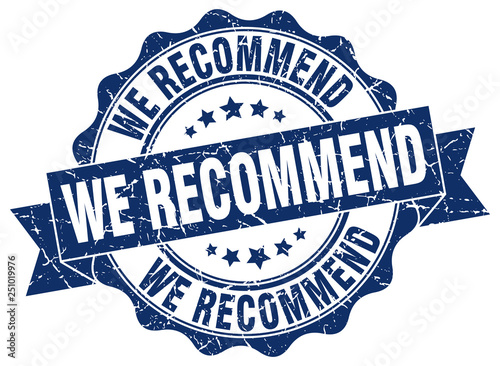 we recommend stamp. sign. seal