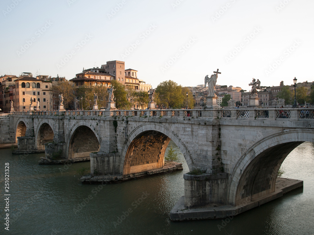 Ponte Sant'Angelo - Aelian Bridge, Rome, Italy