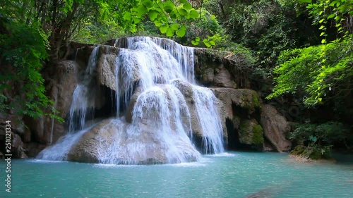 Huay mae kamin waterfall at Kanchanaburi, Thailand