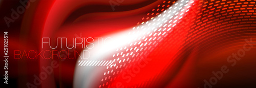 Fluid colors mixing glowing neon wave background, holographic texture