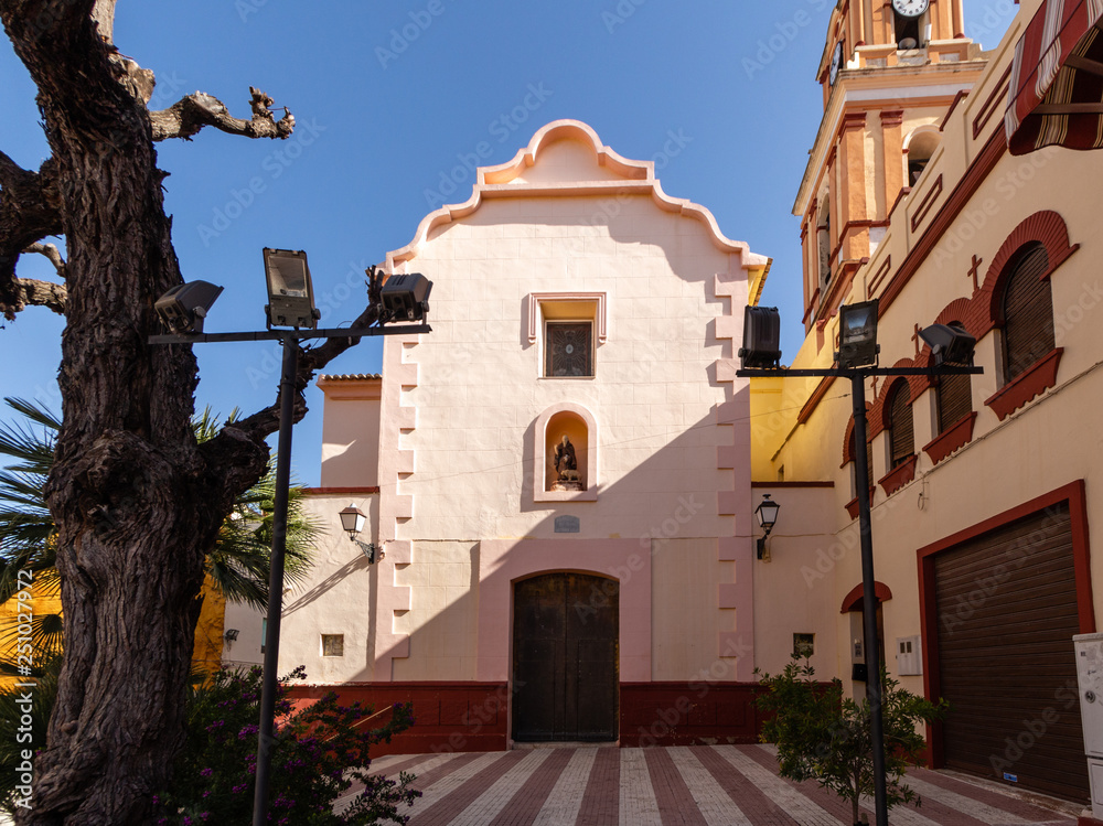 Fototapeta premium Iglesia pueblo Favara