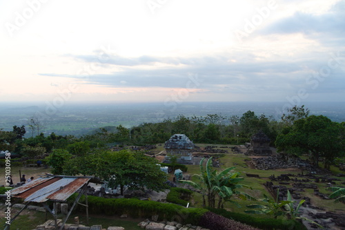 Candi Ijo, a temple in Yogyakarta with the highest location