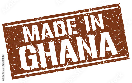 made in Ghana stamp