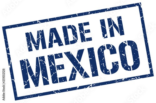 made in Mexico stamp