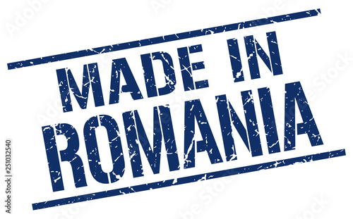 made in Romania stamp