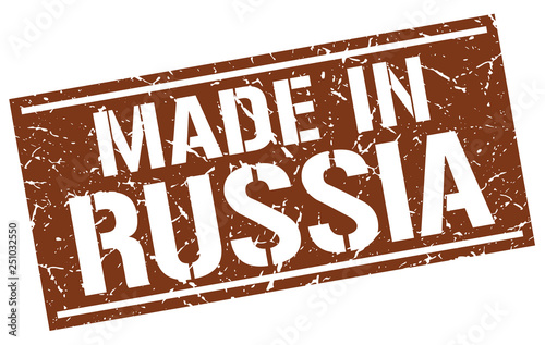 made in Russia stamp