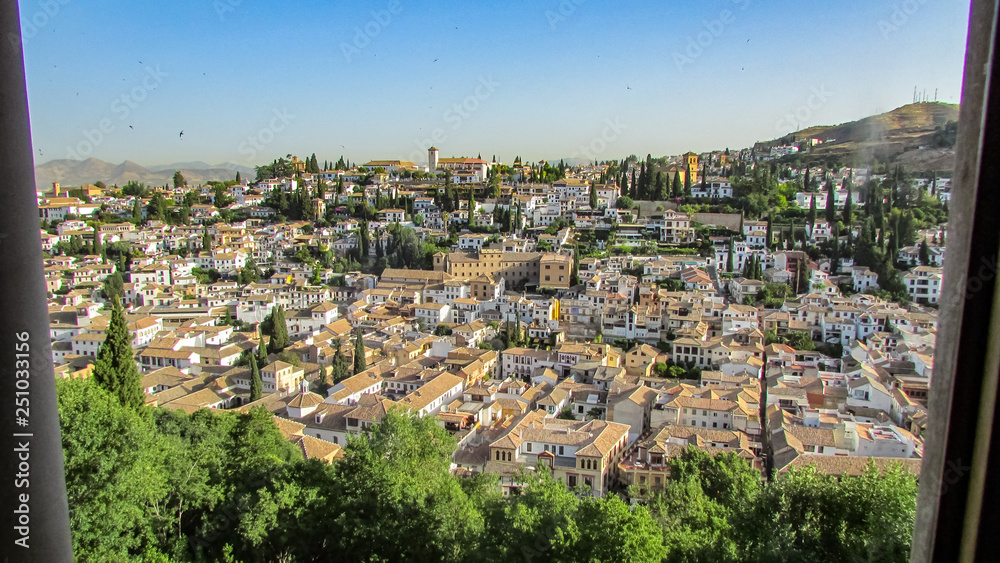 Granada Spain cityscape