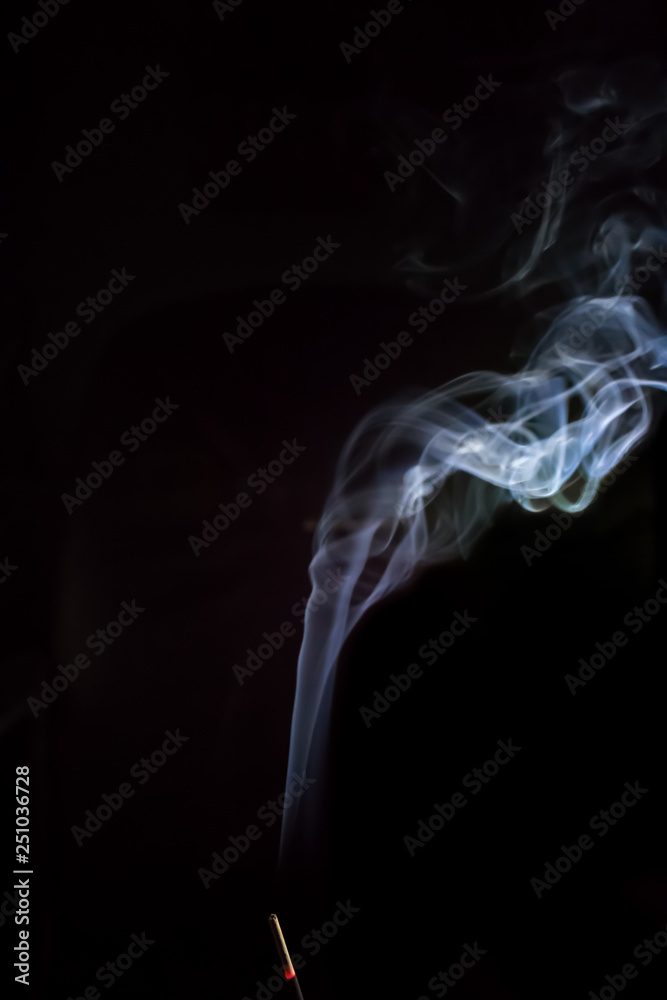 Smoke on black background Smoke on black background