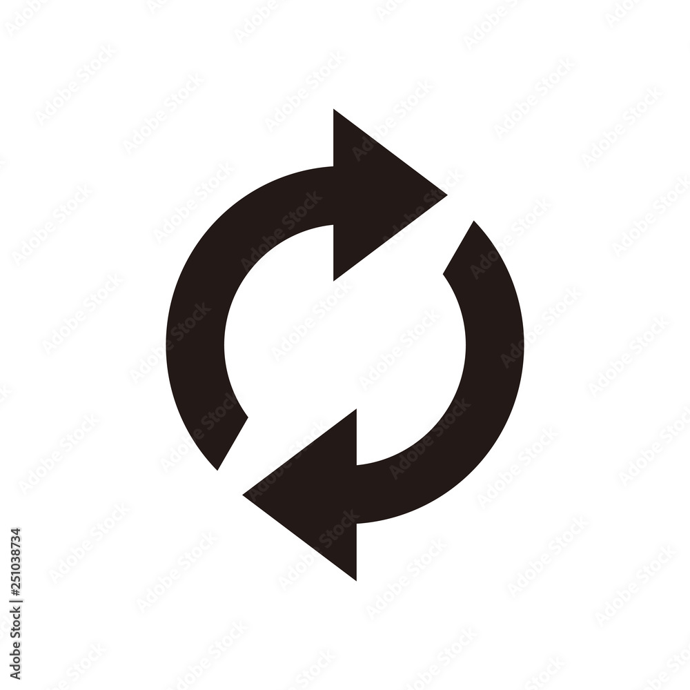 Update icon vector. Reload symbol. refresh icon Update icon vector. Reload symbol. refresh icon