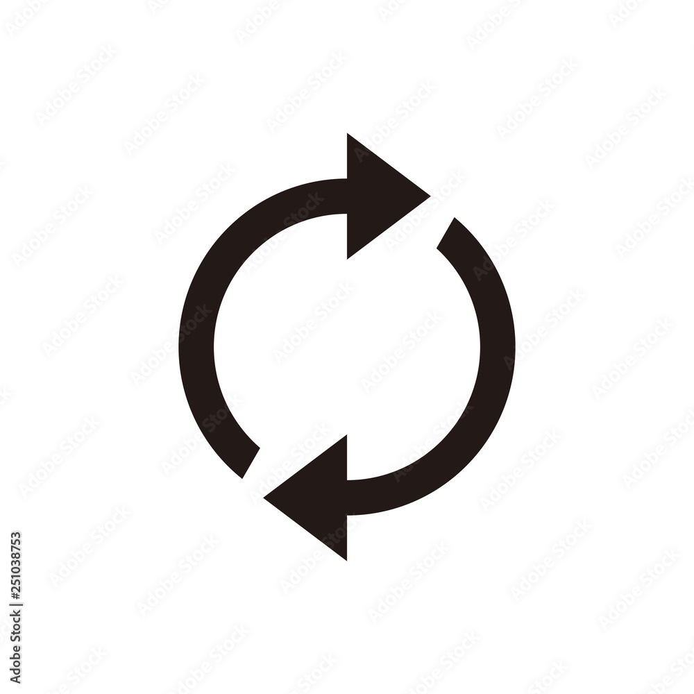 Update icon vector. Reload symbol. refresh icon Update icon vector. Reload symbol. refresh icon