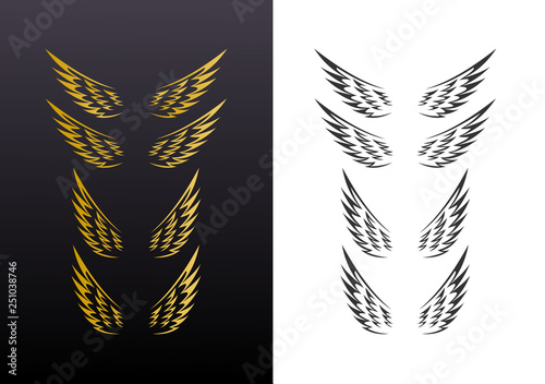 wings vector design