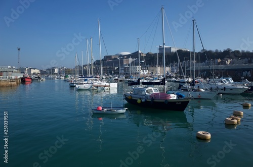 Jersey  U.K. 19th February 2019  St Helier harbour.