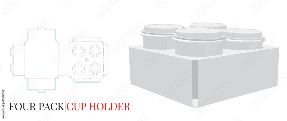 Cup Holder Black 4 Layers