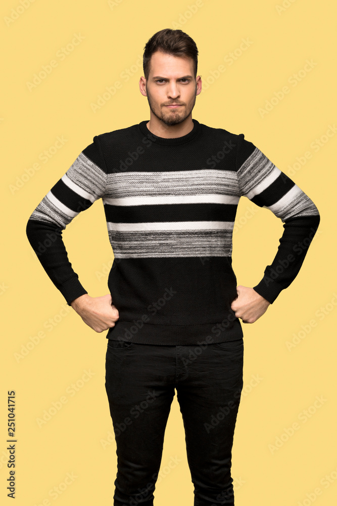 Handsome man angry Handsome man angry