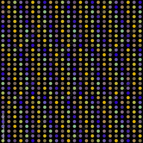 Wallpaper Mural Seamless abstract pattern background with a variety of colored circles. Torontodigital.ca