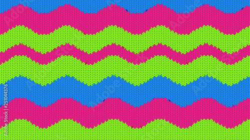 Background with a knitted texture, imitation of wool. Multicolored diverse lines.