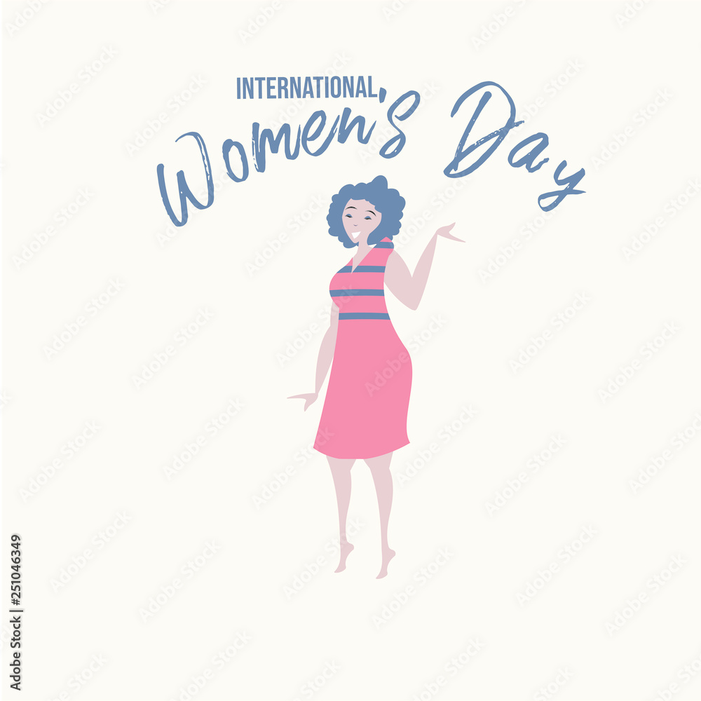isolated women. International women's day. Vector isolated women. International women's day. Vector