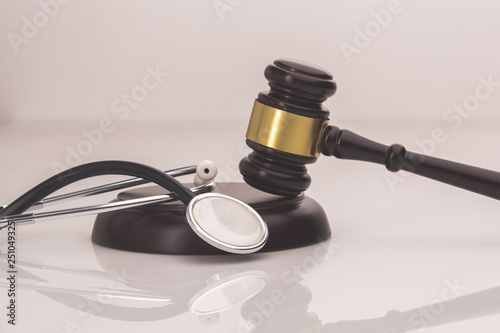 Fotografie A concept related to a medical lawsuit in the legal system