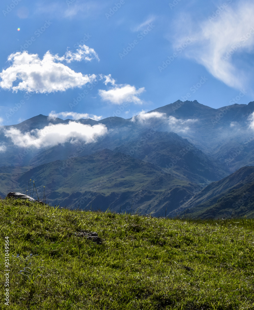 Obraz premium mountain view at Tafi del Valle, Tucuman, Argetina