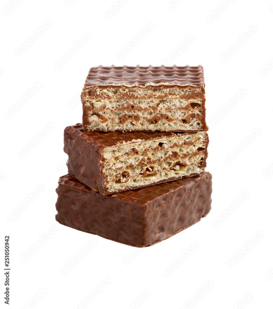 Сhocolate wafers. Pieces delicious chocolate bar. Chocolate candy. Сhocolate wafers. Pieces delicious chocolate bar. Chocolate candy.