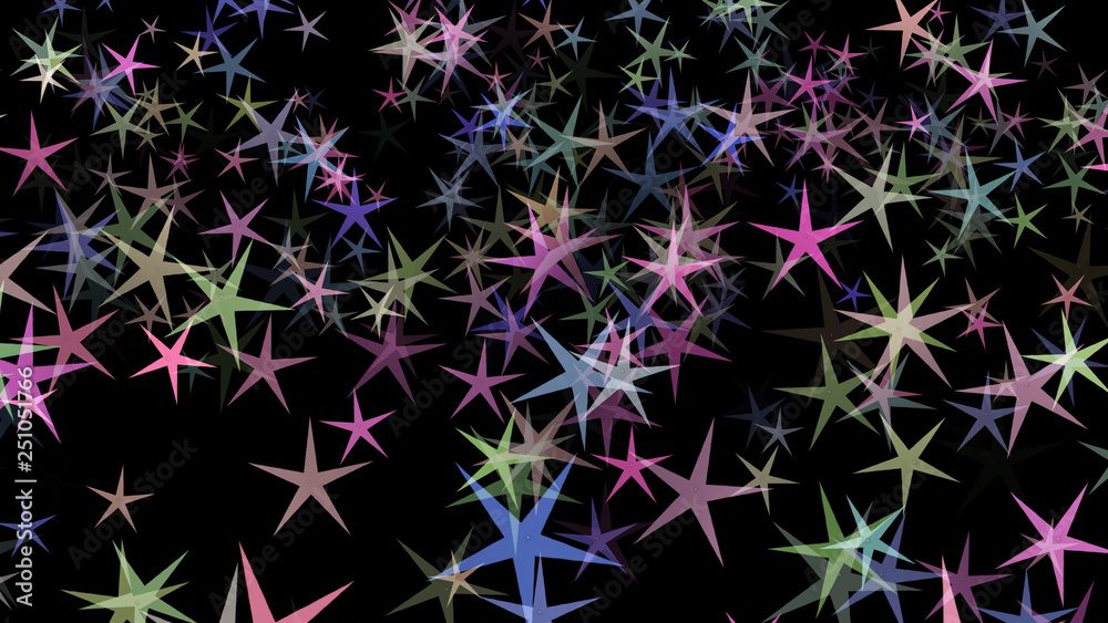 Background of multi-colored stars. Abstract background pattern. Background of multi-colored stars. Abstract background pattern.