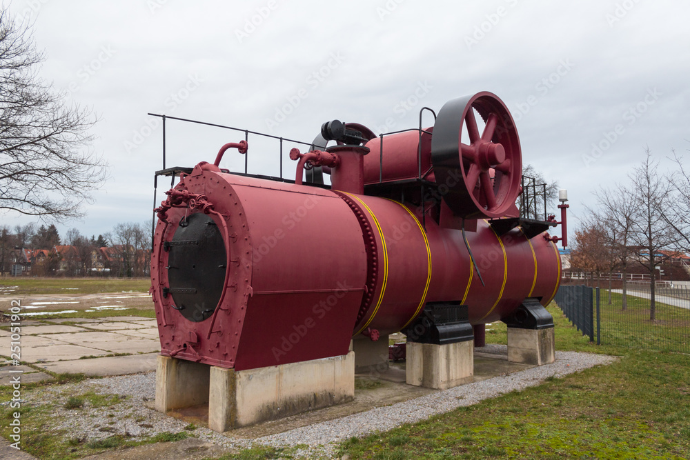 stream train engine old not used on display stream train engine old not used on display