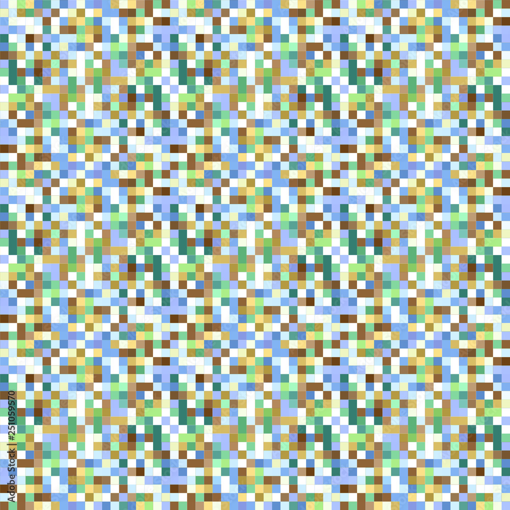 Fototapeta premium Seamless pattern background from a variety of multicolored squares.