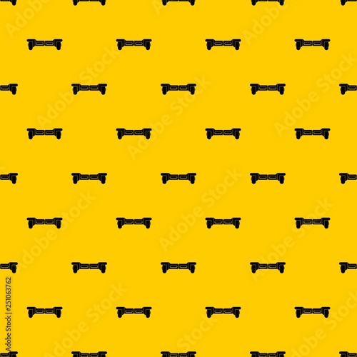 Electrical modern gyroboard pattern seamless vector repeat geometric yellow for any design
