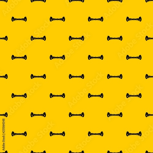 Hoverboard pattern seamless vector repeat geometric yellow for any design